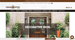 Desktop Screenshot of grandentrydoors.com